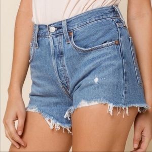 Levi’s 501 Cut-off Denim Shorts